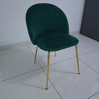 6 sedie velluto verde sklum