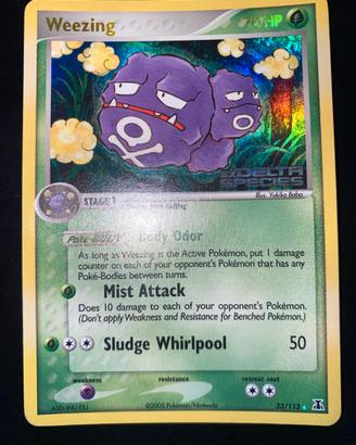 Weezing Stamped (DS 33/113) EX Delta Species EX-