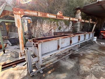 Stampo per canaline in calcestruzzo