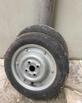 Coppia ruote complete 10” Vespa Piaggio