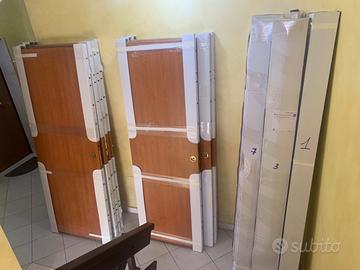 Porte color ciliegio - 4 scorrevoeli e 2 battenti