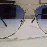 Occhiali Ray-Ban Aviator RB 3025   Metal Gold-Blue