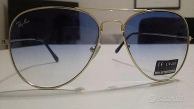 Occhiali Ray-Ban Aviator RB 3025   Metal Gold-Blue