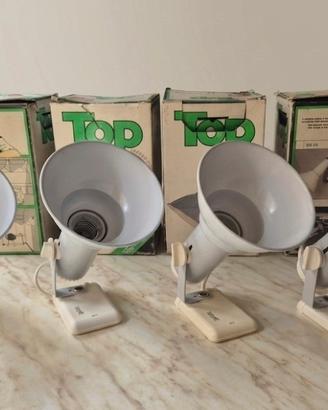 Set 4 Faretti Targetti Sankey "Top" Anni '70 Nuovi