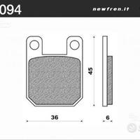 Pastiglie freno newfren peugeot speedfight 50 100