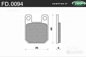 Pastiglie freno newfren peugeot speedfight 50 100