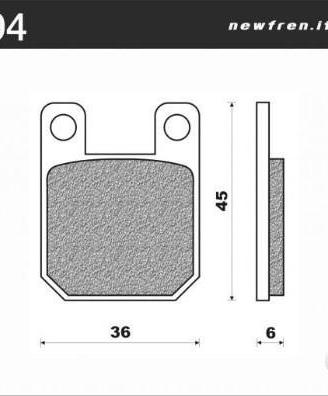 Pastiglie freno newfren peugeot speedfight 50 100