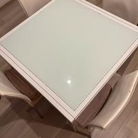 Tavolo allungabile vetro a binario