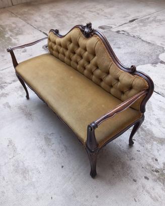 Divano 2 posti stile Liberty primi del 900