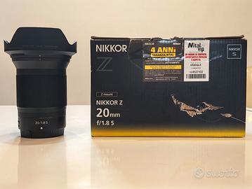 Nikon Z 20mm f1.8 S