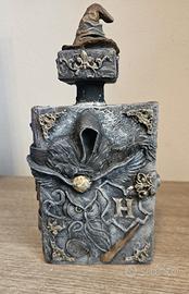 Opera artigianale Harry Potter bottiglia libro 