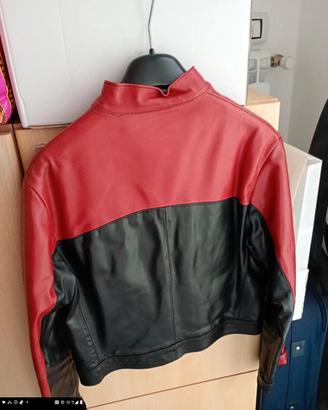 bomber motociclista donna in vera pelle vintage 