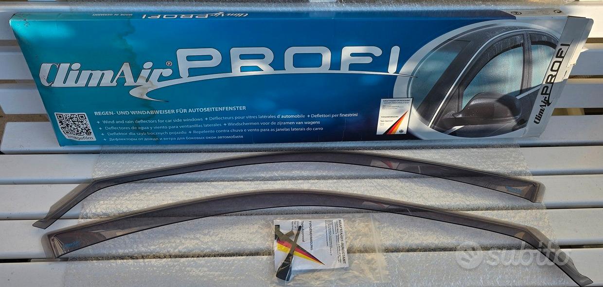 OMAC Deflettori antivento compatibili con Ford B-Max 2012-2022 set anteriore acrilico 2X | Parapioggia per finestrino auto riflettori adesivi set deflettori antivento