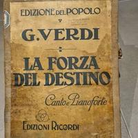 La forza del destino - originale Ricordi