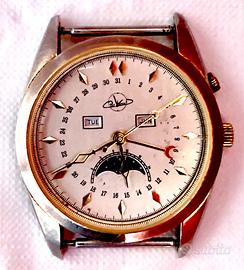 Orologio Triplo Calendario Fasi Lunari funzionante
