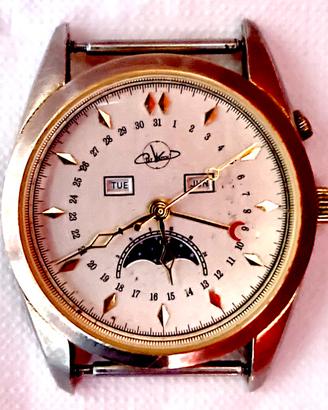 Orologio Triplo Calendario Fasi Lunari funzionante