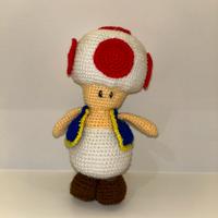 Amigurumi fatto a mano Toad “Super Mario Bross”