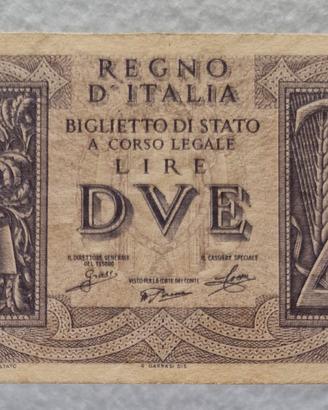 Banconota 2 Lire “Impero”
