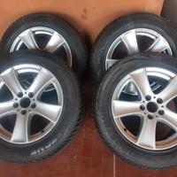 4 gomme e cerchi da 18 seminuove 