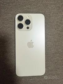 iPhone 15 Pro Max 256GB Titanio Bianco