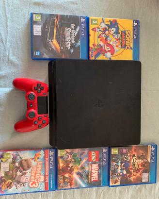 Ps4 - 500gb + 5 giochi (come nuovi)