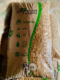 MY WOOD PELLETS PURO ABETE (Totale 40 SACCHI)