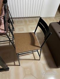 6 sedie alte x tavolo alto o bancone bar