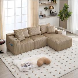 DIVANO ANGOLARE CON 2 CHAISE LONGUE
