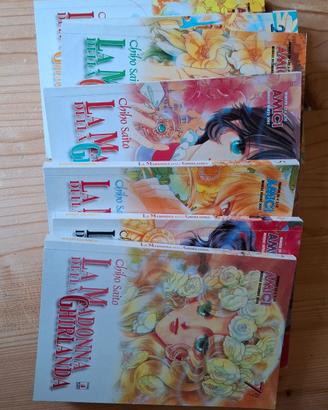 Madonna della ghirlanda shojo manga di Chiho Saitō