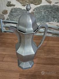 Caraffa in peltro