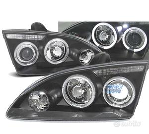 FARI FORD FOCUS 04-08 ANGEL EYES SFONDO NERO