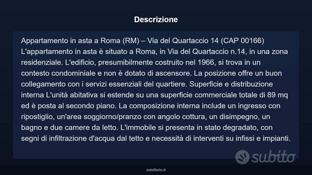 Appartamento – Roma, Monte del Marmo, Trionfale - Vista 3