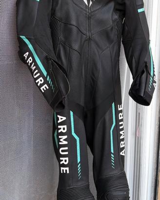 Tuta in pelle moto donna 40