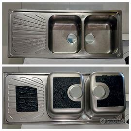 Lavello Smeg SP116S 2 vasche sgocciolatoio a sx