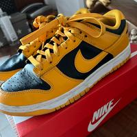 Nike dunk basse nere e gialle