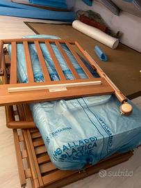 Lettino in legno