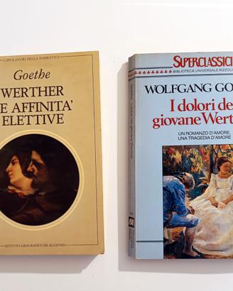 Tre libri di Wolfgang Goethe