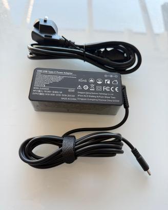 Alimentatore USB-C 65W comp HP EliteBook/OmniBook