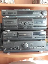 Impianto Hi-Fi Technics e Casse ESB Vintage