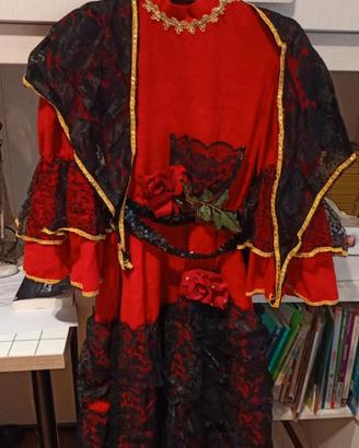 Costume da spagnola manifattura artigianale 