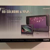 Monitor Lilliput 667GL 7" – HDMI/HD-SDI – Completo