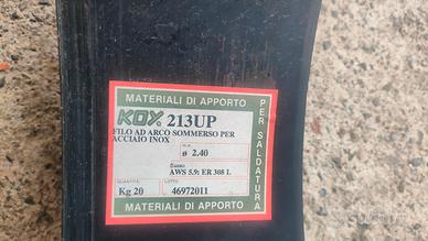 inox filo per saldare 