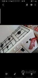 Cuginetta a gas e forno a gas più tenda a dondolo