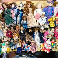 bambole di ceramica gran lotto in blocco o singola