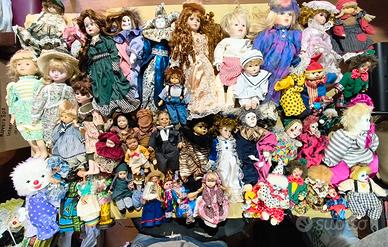 bambole di ceramica gran lotto in blocco o singola