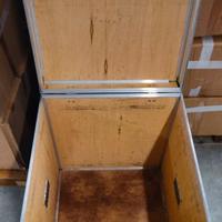 Flight case baule con cerniera e maniglie