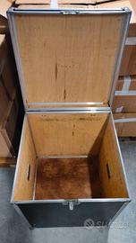 Flight case baule con cerniera e maniglie