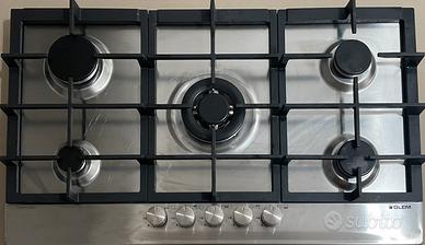Piano cottura a 5 fuochi GLEM