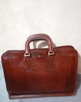 borsa da lavoro the bridge marrone in pelle 