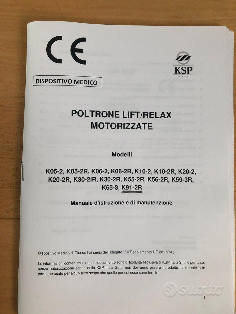 Poltrona motorizzata RELAX - Arredamento e Casalinghi In vendita a Milano